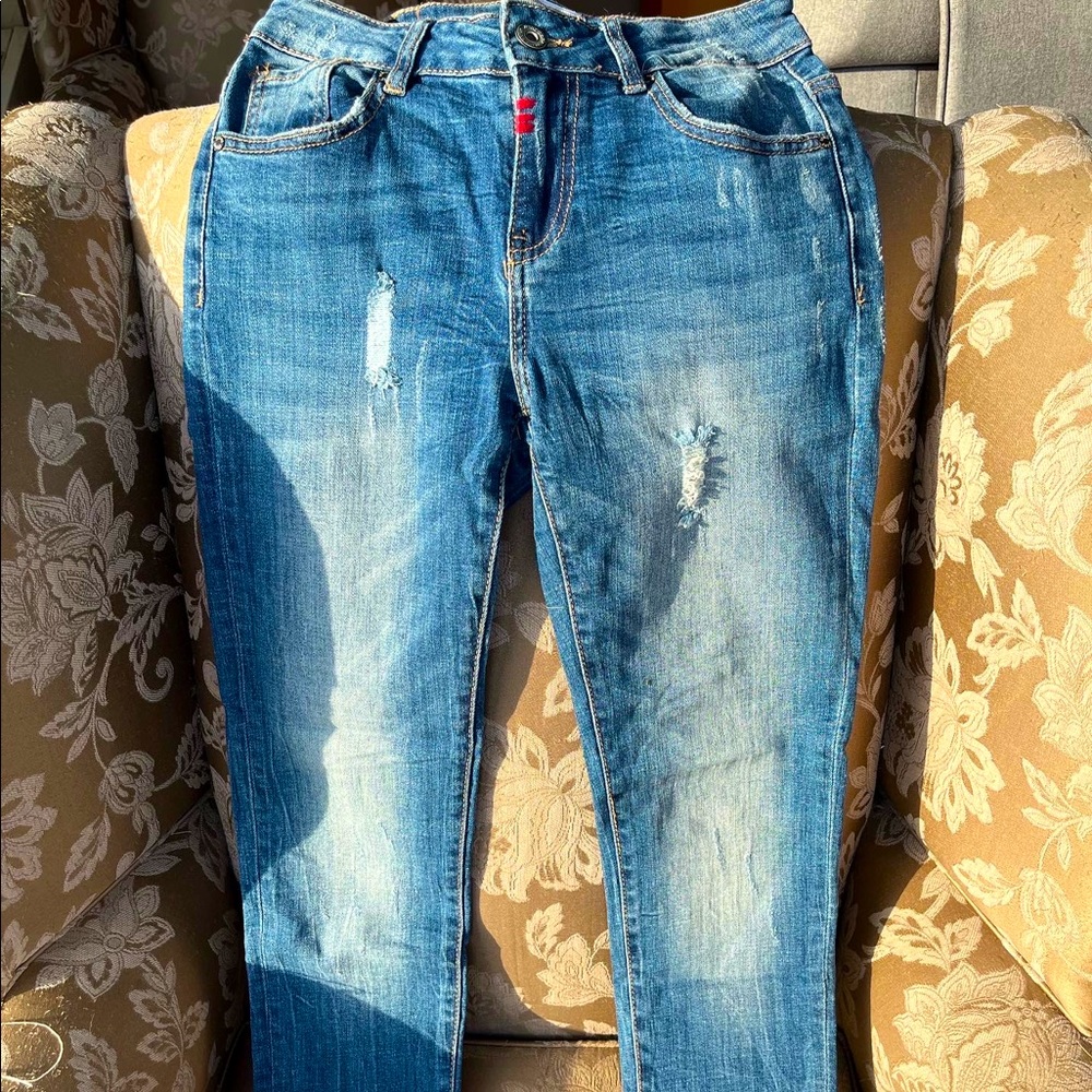 Really cute hand wash denim jeans